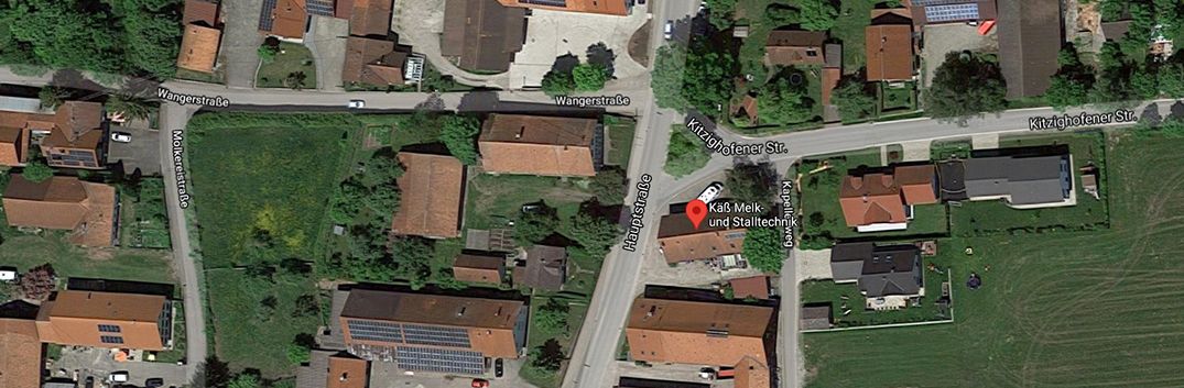Luftbild von Lamerdingen mit Standort